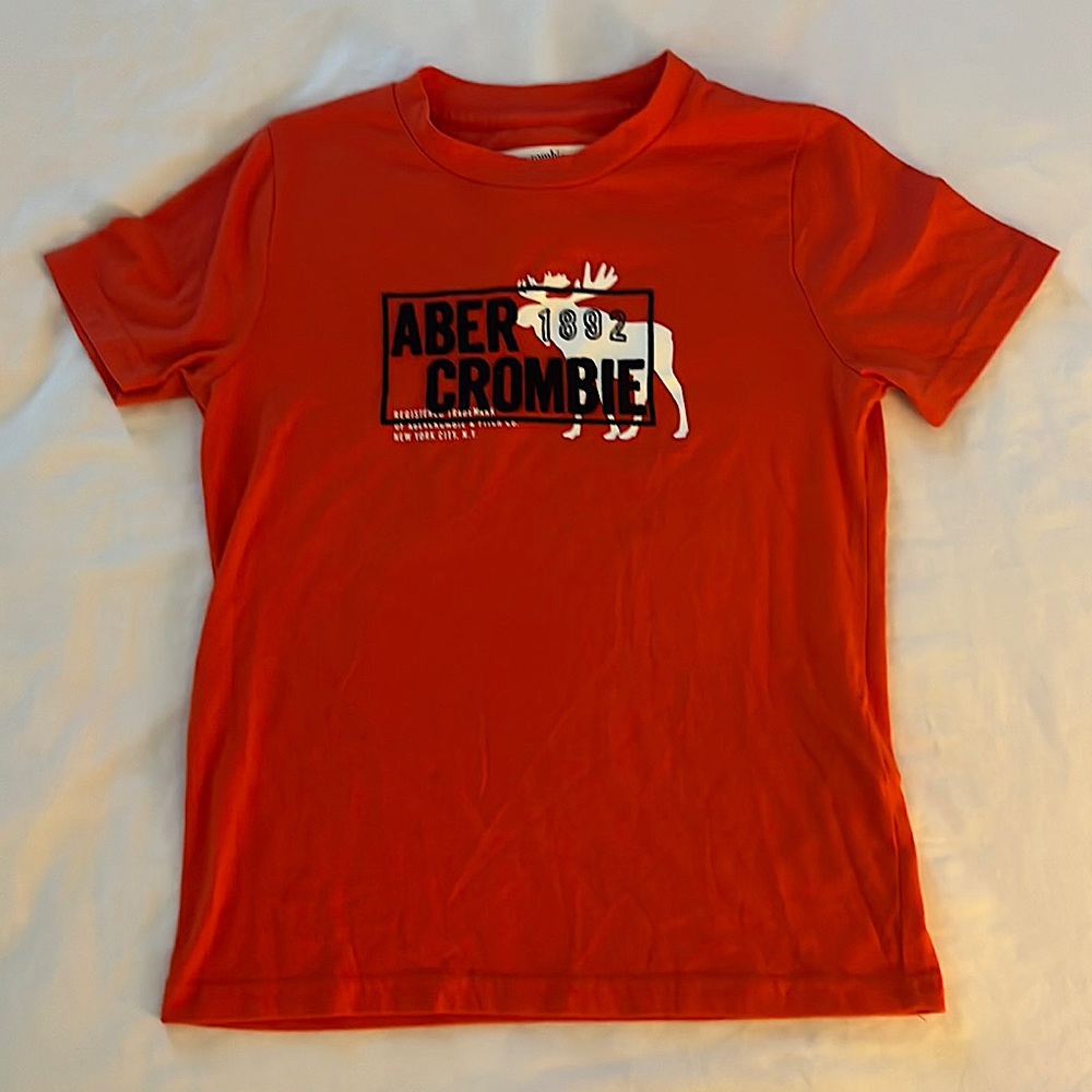 Abercrombie kids orange short sleeve T-shirt size 7/8